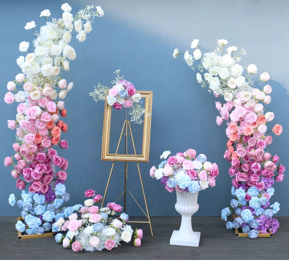 Flowerva Pink Series Ensemble floral de mariage en fleurs