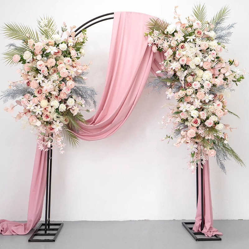 Cameo Brown Color Simulated Floral Arch Wedding Stage Birthday Event Decoration Flowers
