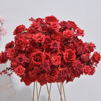 Flowerva Charming Rose Hydrangea Table Centre Flower Ball Party Stage Props Wedding Arrangement