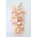 Flowerva Exquisite Wall-Mounted Reed Floral Art Simulation Wedding Decor