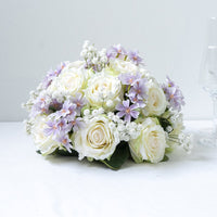 Flowerva Pastoral 30cm Rose Flower Ball Wedding Party Table Center Bonquet Arrangemen