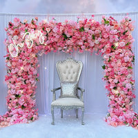 Flowerva Décoration de mariage en arc mural de fleurs de mariage de rêve