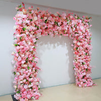 Flowerva Décoration de mariage en arc mural de fleurs de mariage de rêve