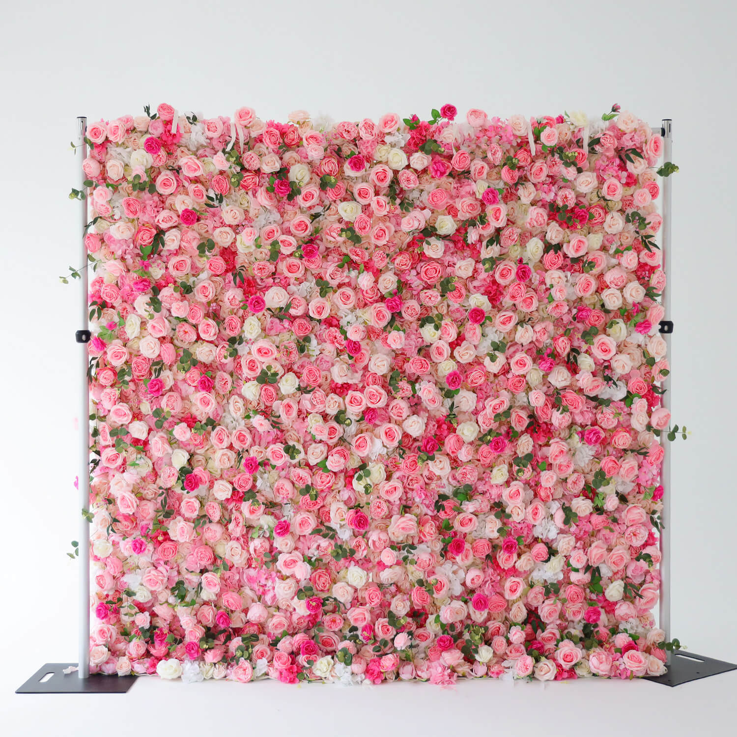 Flowerva Pink Romantic Blooms Wedding Floral Wall Scene Decor