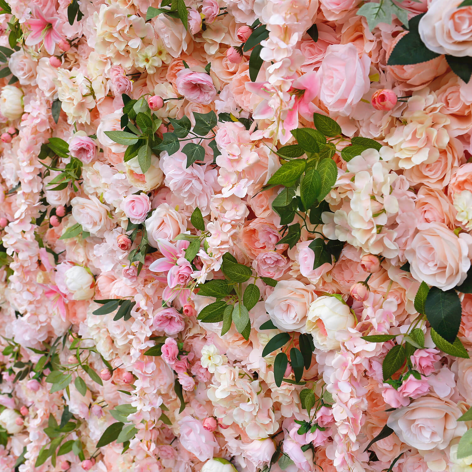 Flowerva murmure d'amour mur de fleurs de mariage mur de fond de scène de fête