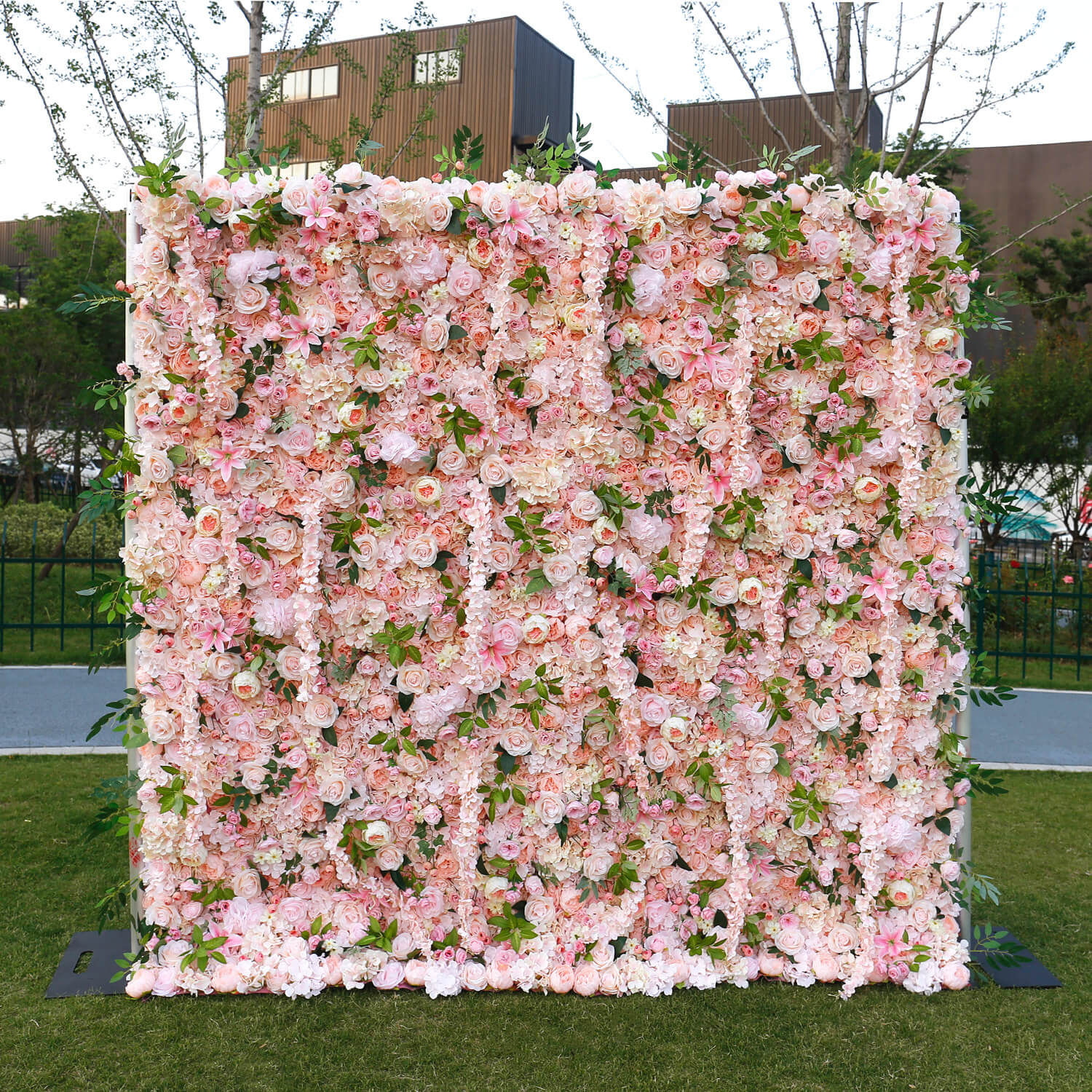 Flowerva murmure d'amour mur de fleurs de mariage mur de fond de scène de fête