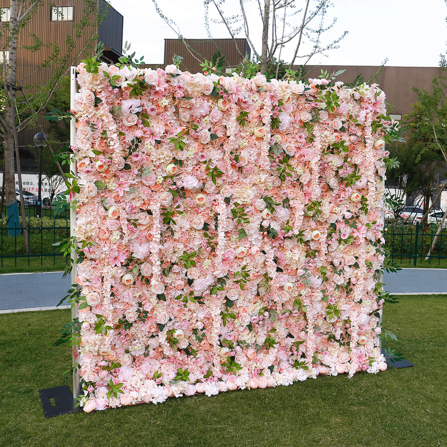 Flowerva murmure d'amour mur de fleurs de mariage mur de fond de scène de fête