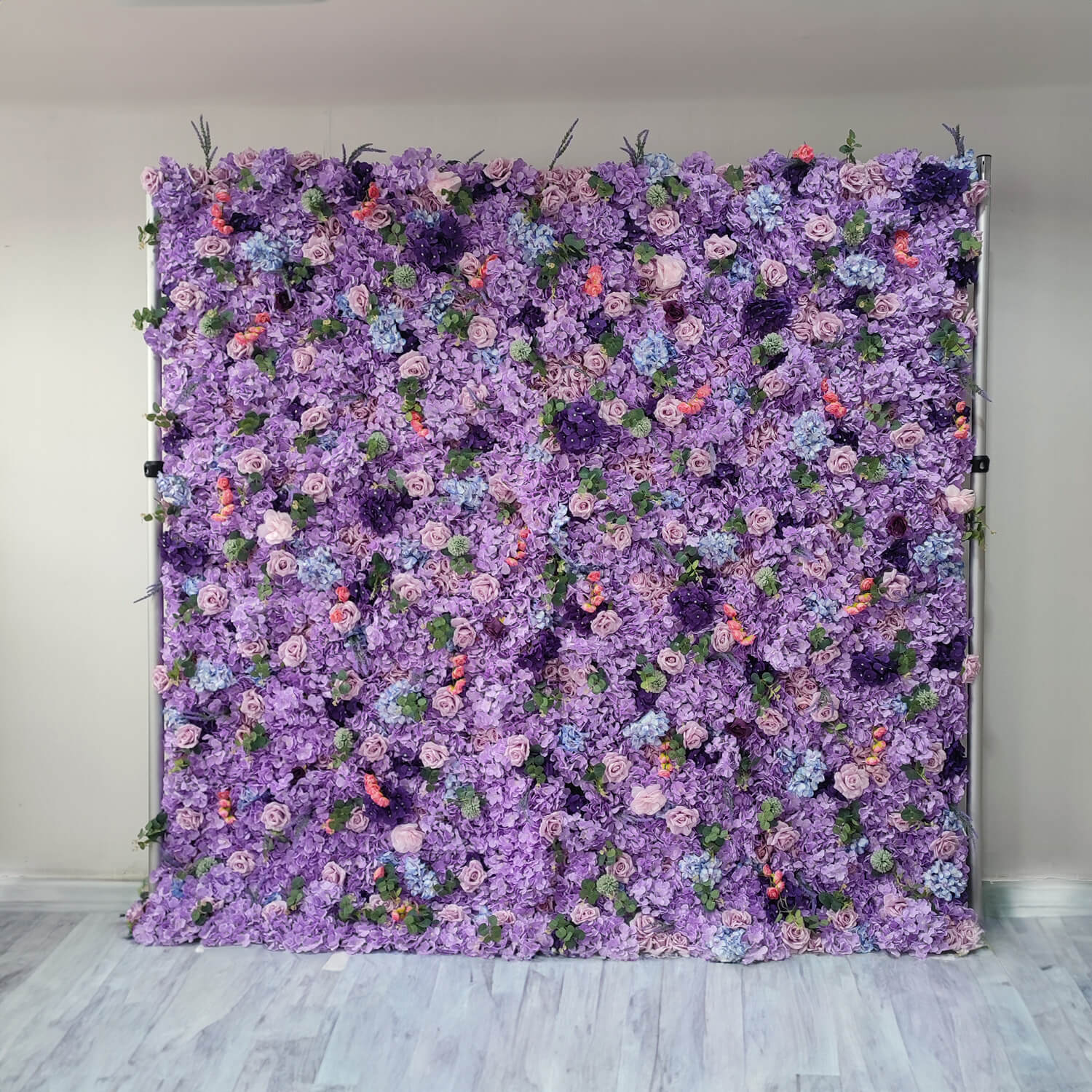 Flowerva Regal Purple Elegant Floral Wall Decor