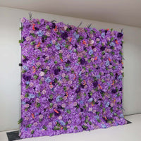 Flowerva Regal Purple Elegant Floral Wall Decor