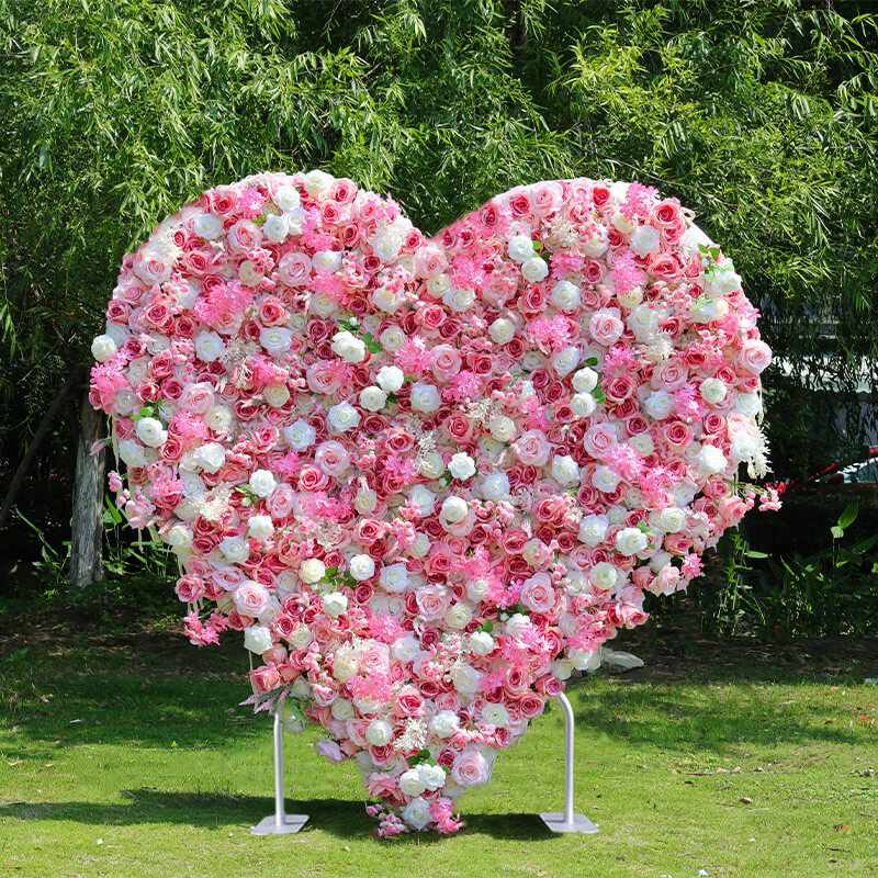 Flowerva – mur de fond d'amour, mur de fleurs de mariage exquis, fantaisie