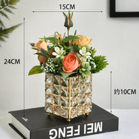 Flowerva Dreamy Wedding Table Flower Basket Layout