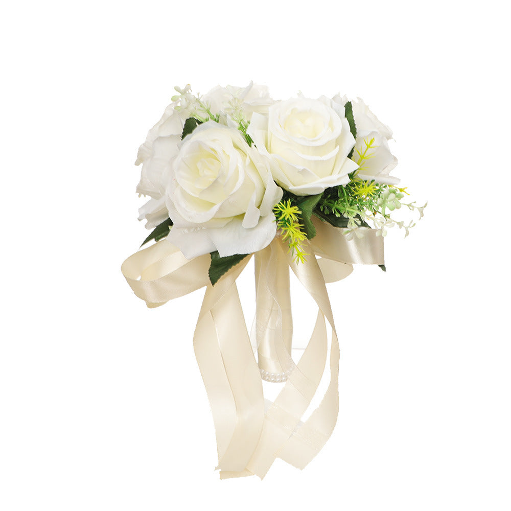 Flowerva Pure White Hand-Held Floral Arrangements