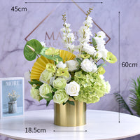 Flowerva Reception Desk Table Artificial Flower Decoration Ornaments Conference Area Bouquet