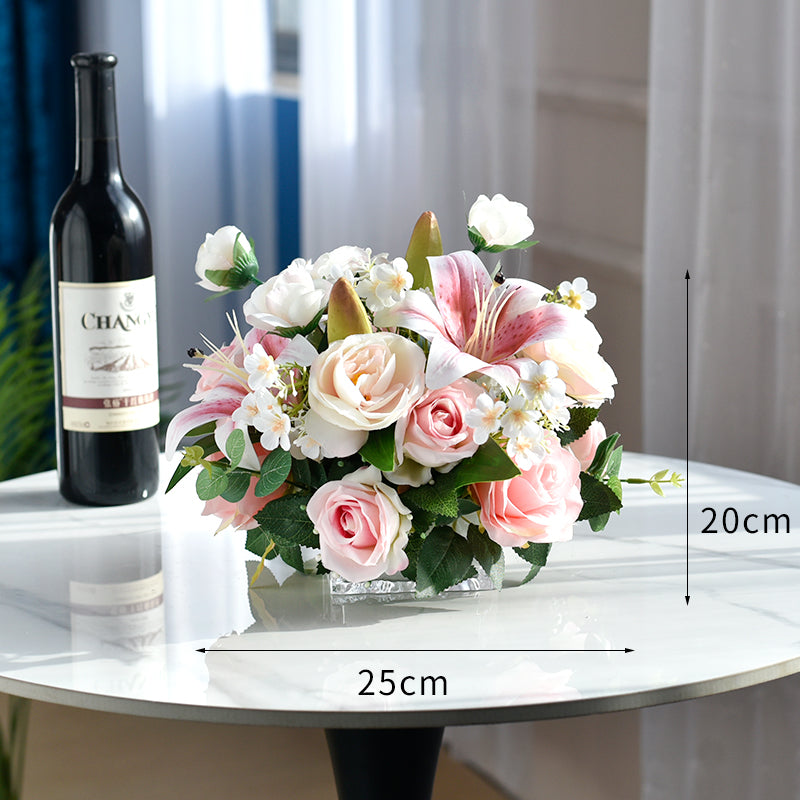 Flowerva Wedding Decoration Fresh And Natural  Table Artificial Flowers Arrangements