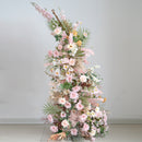 Flowerva – décoration florale simulée, arc en corne, décoration de fond de mariage