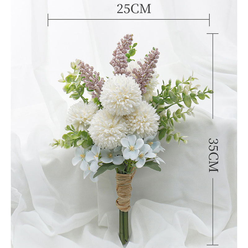 Flowerva Bride Holding Flower Wedding Bouquet Advanced Photo Bouquet