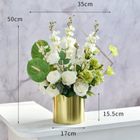 Flowerva Reception Desk Table Artificial Flower Decoration Ornaments Conference Area Bouquet