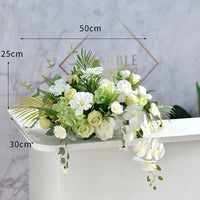 Flowerva Reception Desk Table Artificial Flower Decoration Ornaments Conference Area Bouquet