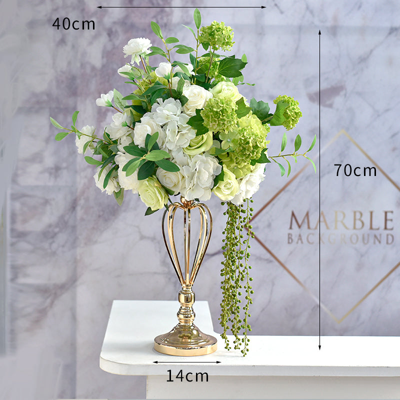 Flowerva Reception Desk Table Artificial Flower Decoration Ornaments Conference Area Bouquet