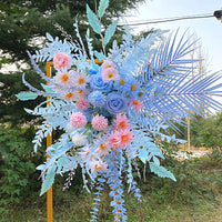 Flowerva Wedding Decor Floral Wall - Wedding Wall Flower Arrangement