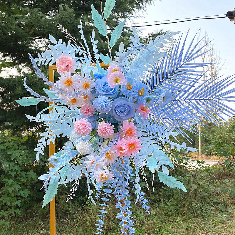 Flowerva Décoration de mariage Mur floral – Arrangement floral pour mur de mariage