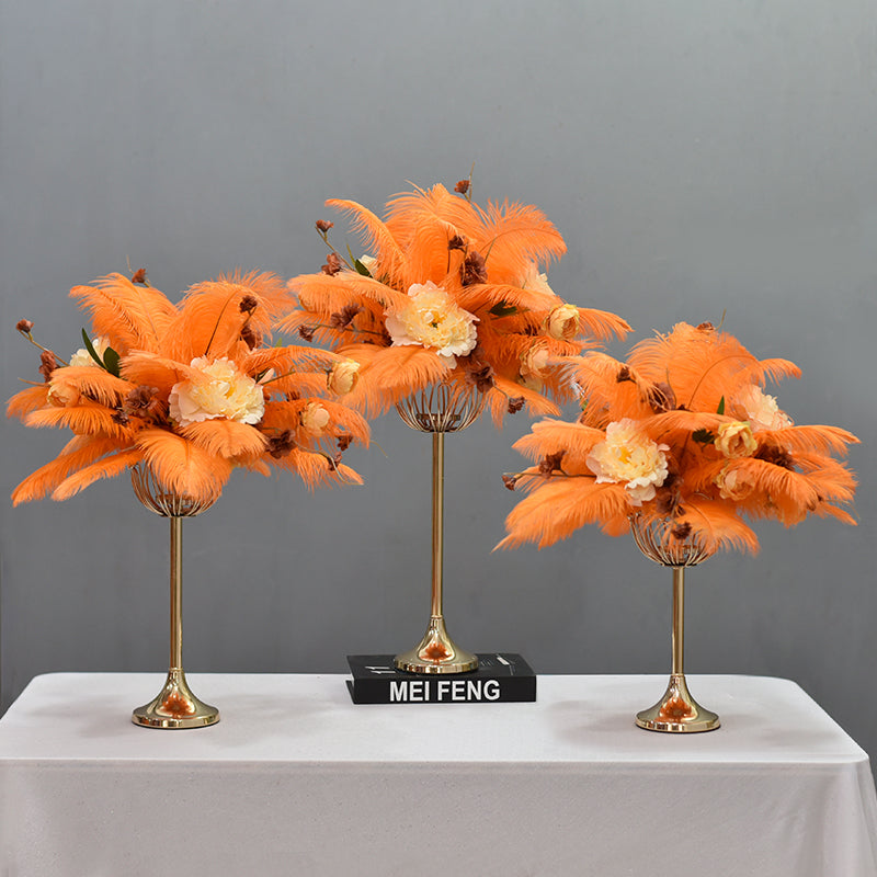 Flowerva Décoration de scène de fleurs de table de mariage vibrante
