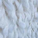 Flowerva Bohemian-Inspired White Feather Flower Wall for Wedding  Backdrops