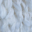 Flowerva Bohemian-Inspired White Feather Flower Wall for Wedding  Backdrops