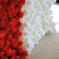 Flowerva Boule de fleurs luxueuse Rose Hortensia Décoration murale de mariage