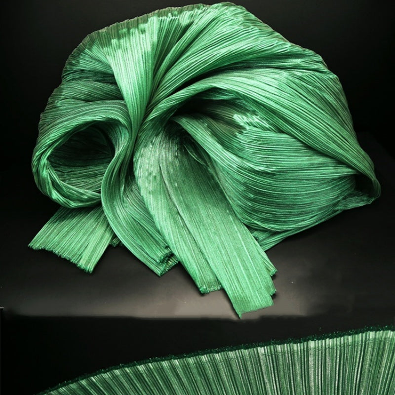 Pearl Green Wedding Modeling Stage Decoration Florist Luminous Fabric Fabric Texture Fold Fabric