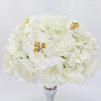 Flowerva – hortensia Rose et blanc, Center de Table, boule de fleurs, décoration de mariage, accessoires d'arrangement pour événements