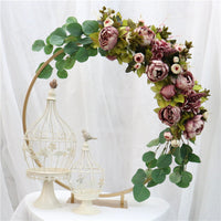 Flowerva – rangée de fleurs artificielles orchidées colorées, décoration d'arc de mariage, fête florale 