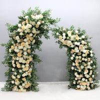 Flowerva Arche de fleurs d'oranger Arrangement floral Décoration florale de mariage