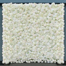Flowerva Brand New 5D White Rose Rolling Up Fabric Peony Artificial Floral Wall Cloth Flower Wall Outdoor Birthday Party Wedding Backdrop Decor Props