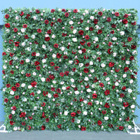 Flowerva – mur de plantes vertes artificielles, décoration murale de fleurs, arrière-plan de fête de mariage, décoration de luxe 5D