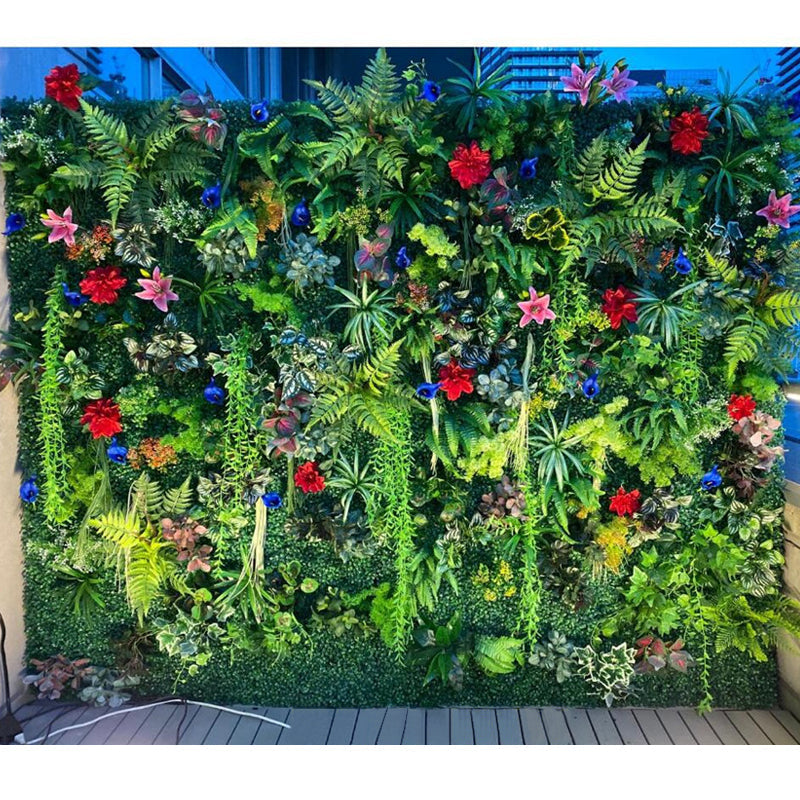 Flowerva Enchanting Greenery Décoration murale florale élégante pour fête de mariage