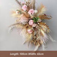 Flowerva – Arrangement de mariage, rangée de fleurs, chemin de fleurs, roseau sec, ensembles d'activités florales, accessoires