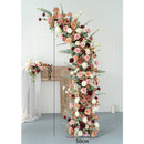 Flowerva Enchanting Dual-Arch Botanical Scene Setting and Decor