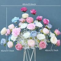 Flowerva Pink Series Blossoming Wedding Floral Ensemble