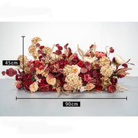 Vignettes florales enchanteresses : l'extravagance de mariage de la série rose de Flowerva