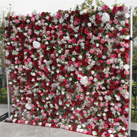 Flowerva Décoration murale de fleurs de mariage fantaisiste 