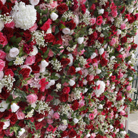 Flowerva Décoration murale de fleurs de mariage fantaisiste 