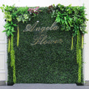 Elegantly Quirky Wedding Flower Wall Arrangement
