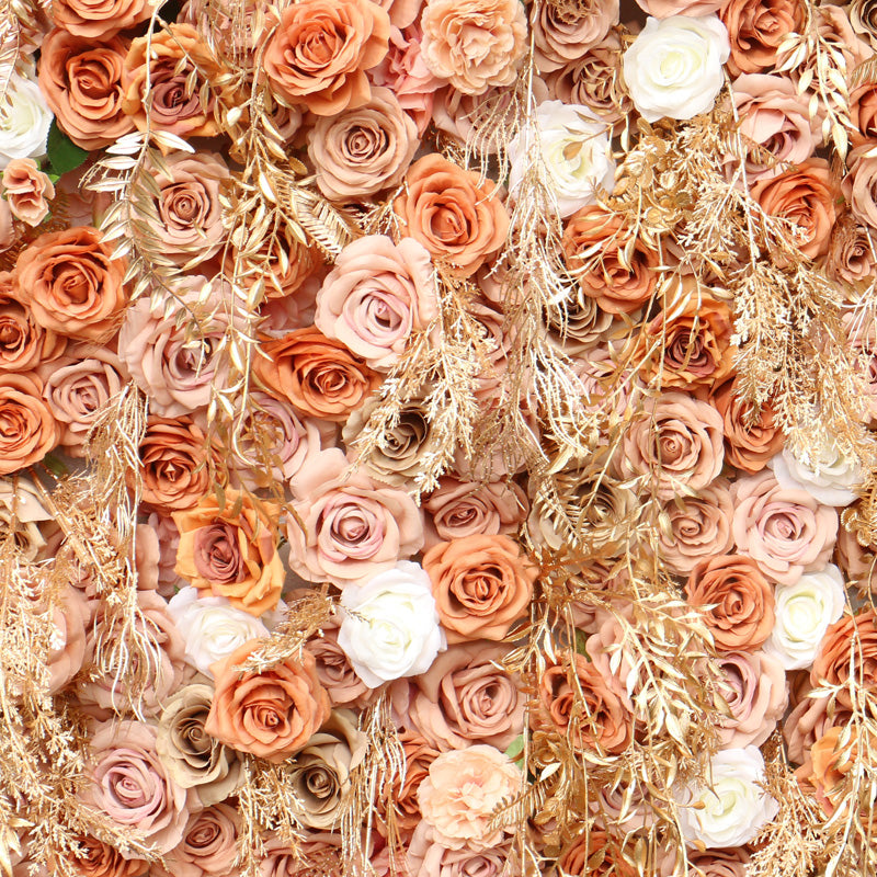 Flowerva – décoration murale florale rose enchanteresse, décoration de fête de mariage, mur de fleurs