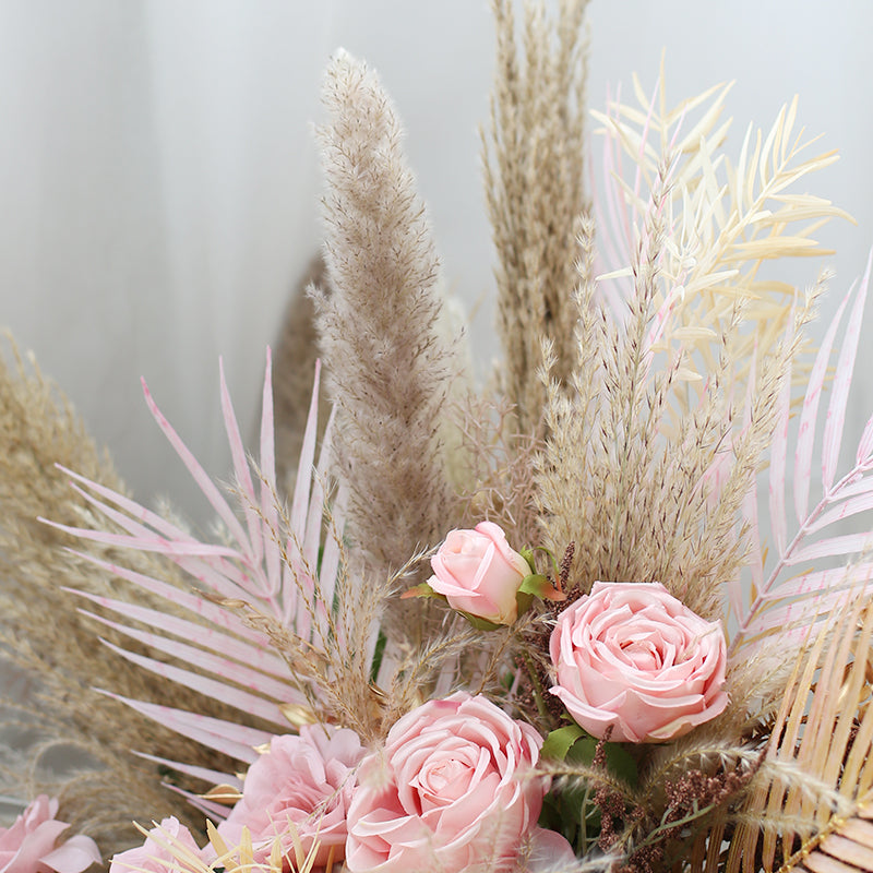 Flowerva – Arrangement de mariage, rangée de fleurs, chemin de fleurs, roseau sec, ensembles d'activités florales, accessoires
