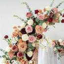 Flowerva Enchanting Dual-Arch Botanical Scene Setting and Decor