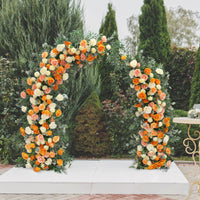 Flowerva Orange Blossoms Arch Floral Arrangement Wedding Floral Decor