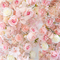 Flowerva – fleur de Table longue rose et arche de fleurs circulaire, décoration de mariage